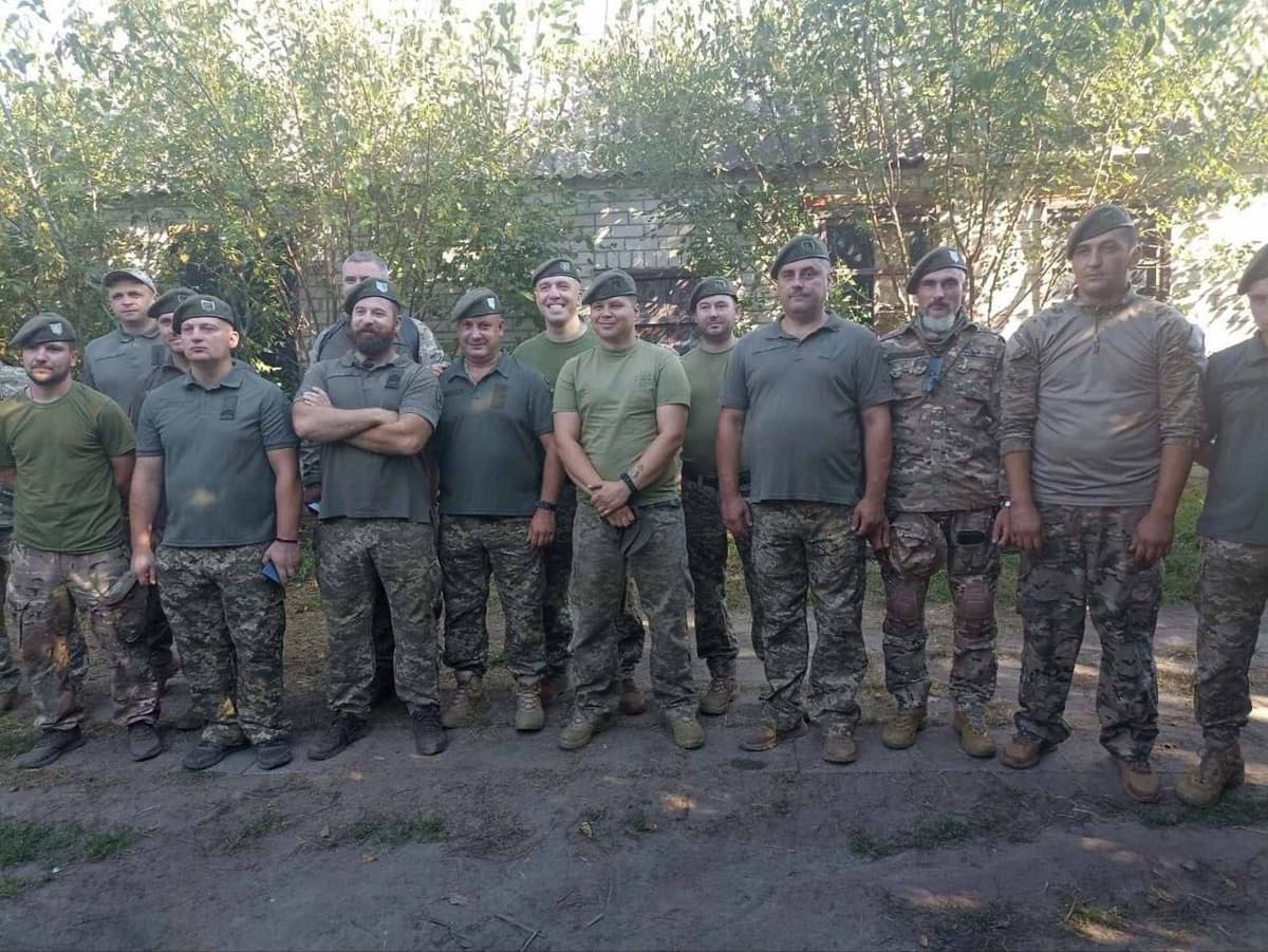 Вручення беретів 68-ї єгерської бригади — Соколовський Віктор Геннадійович
